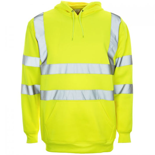 Supertouch Hi Vis Orange Hooded Sweatshirt