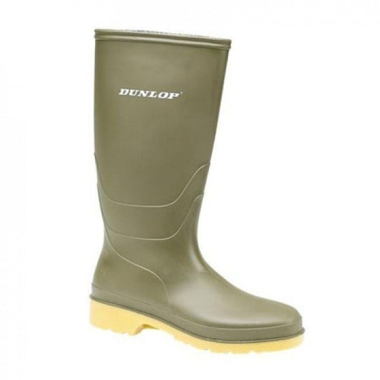 Dunlop PVC Junior Wellington Green