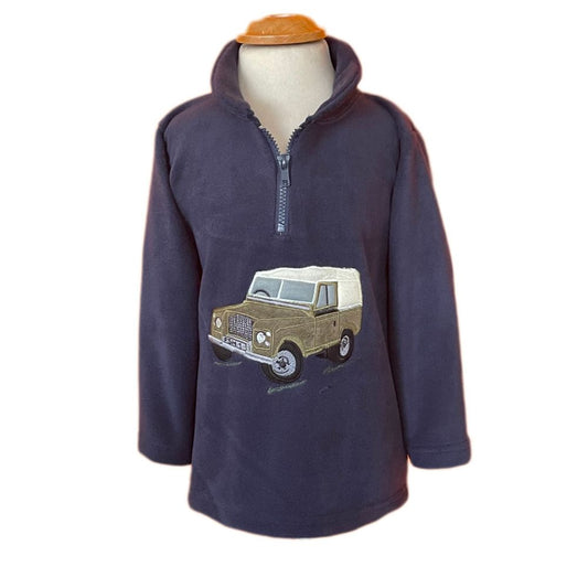 Kids 4 x 4 Fleece – Navy