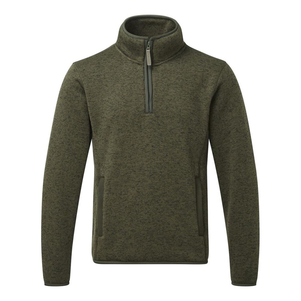 Fort Easton 1/4 Zip Pullover Olive Green