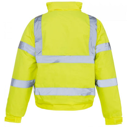 Supertouch Hi Vis Yellow Standard Storm Bomber Jacket