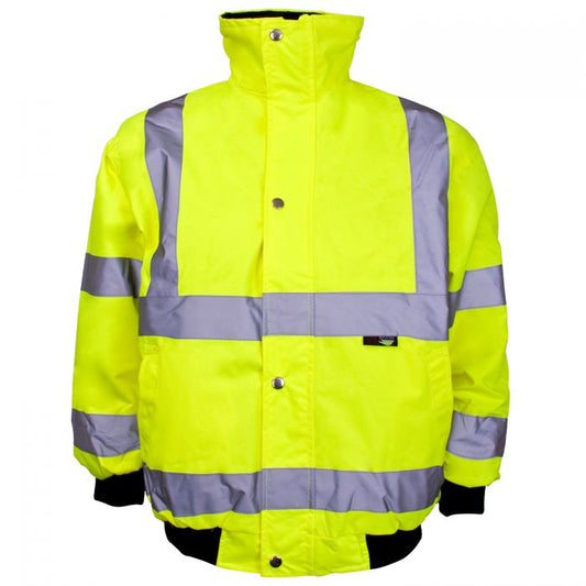 Supertouch Hi Vis Yellow Junior Bomber Jackets