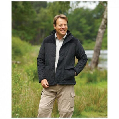 Country Estate Lewis Quilted Jacket Black