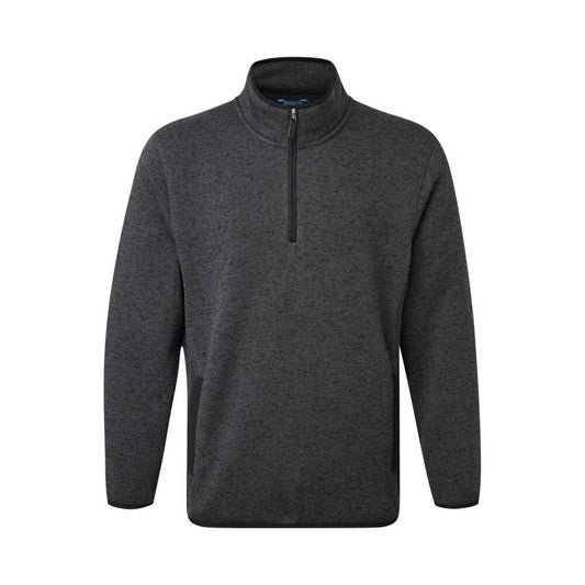 Fort Easton 1/4 Zip Pullover Grey/Marl