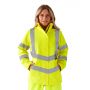 Ladies Hi Vis Yellow Sophia Lightweight Jacket