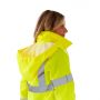 Ladies Hi Vis Yellow Sophia Lightweight Jacket