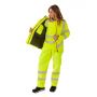 Ladies Hi Vis Orange Kamela Padded Jacket