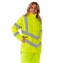 Ladies Hi Vis Orange Kamela Padded Jacket