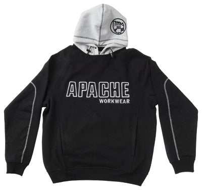 Apache Hooded Sweatshirt Black / Grey