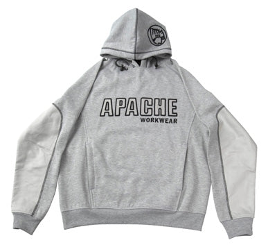 Apache Hooded Sweatshirt Black / Grey