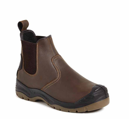 Apache Brown Safety Dealer Boot S3, SRC