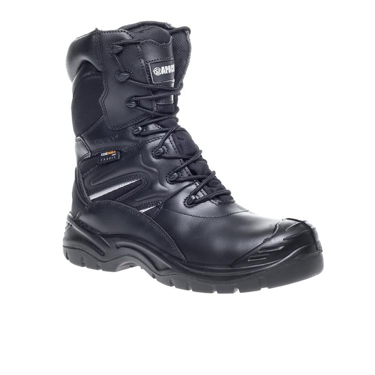 Black safety Combat Boot Waterproof