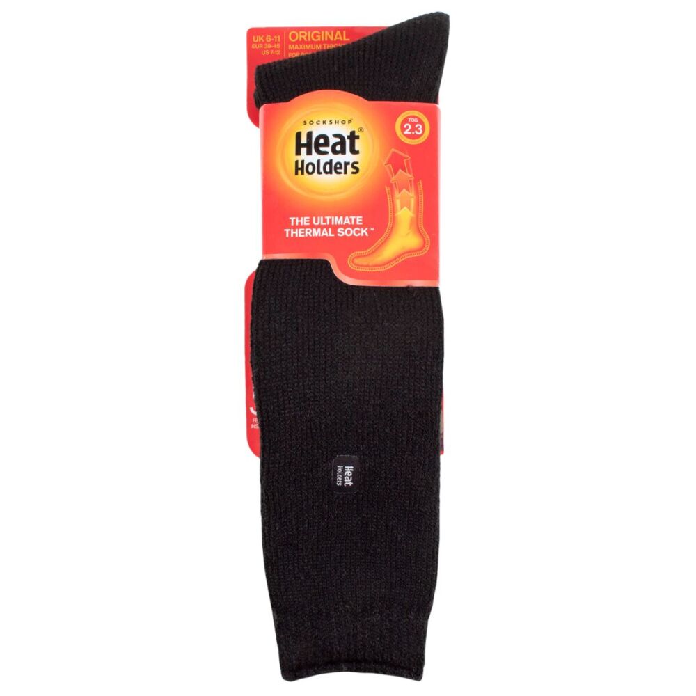 Heat Holder Workforce Sock Black/Orange