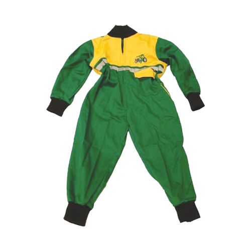 Kids Hi-Vis Tractor Coverall Red/Black