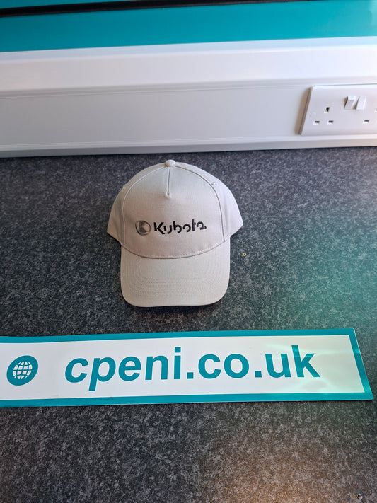 Grey Kubota base ball hats