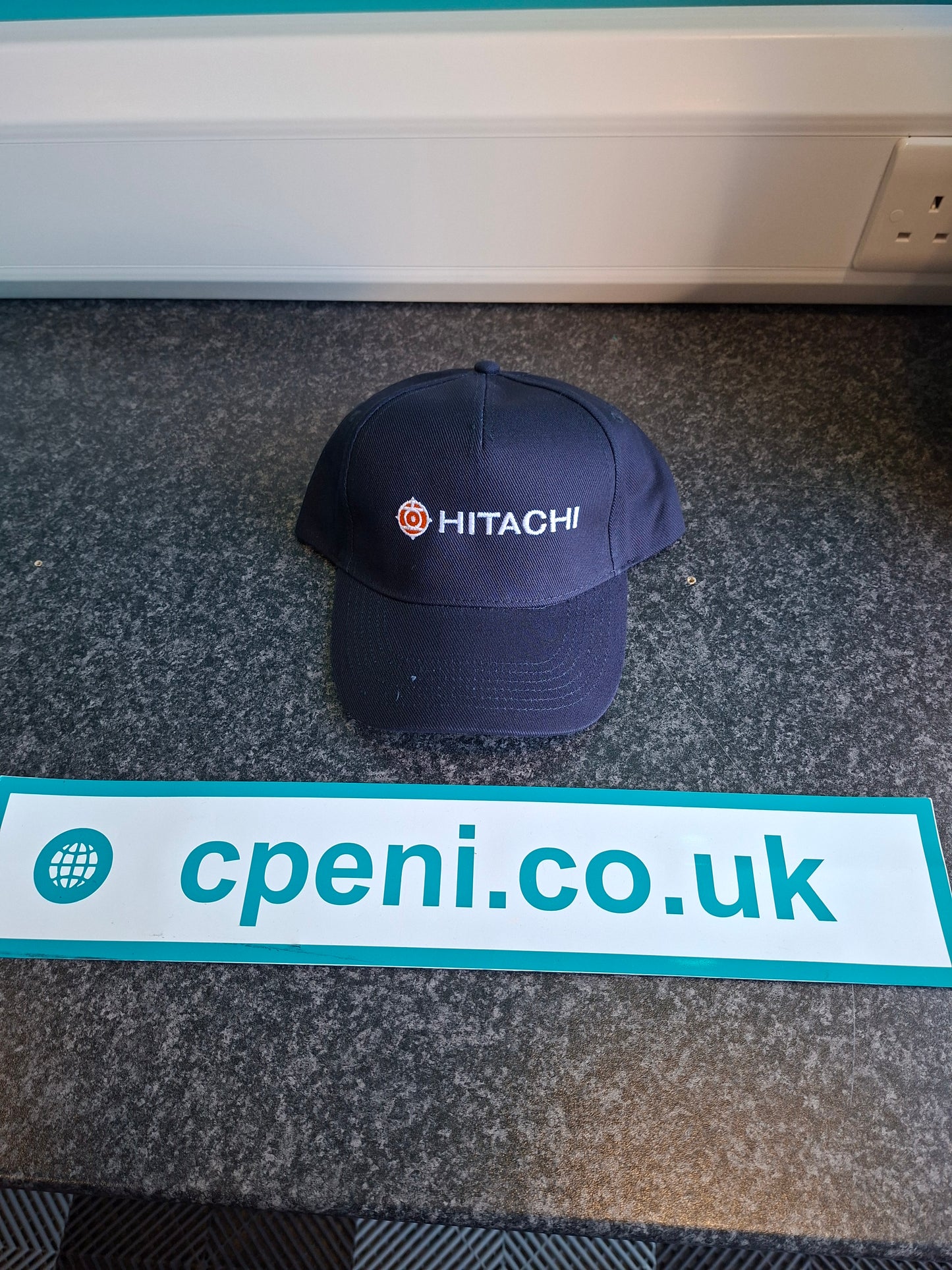 Hitachi Navy Base ball hat