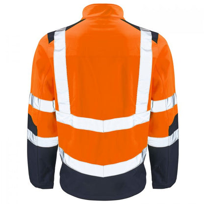 Supertouch Hi Vis 2 Tone Yellow Softshell Jacket