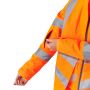 Ladies Hi Vis Orange Kamela Padded Jacket